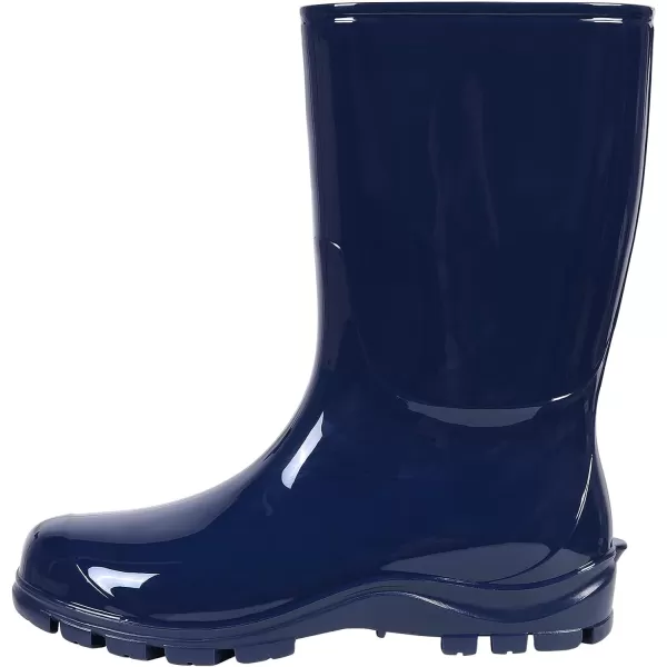 Asgard Women's Mid Calf Rain Boots Printed Waterproof Rubber Boots Short Garden Shose