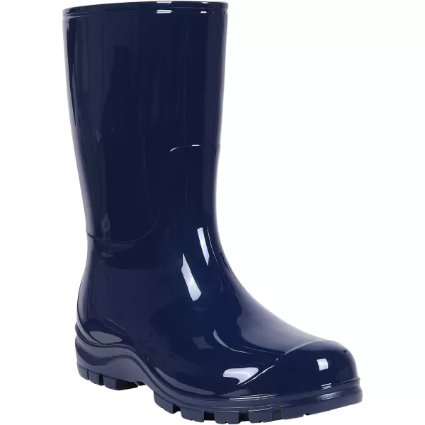 Asgard Women's Mid Calf Rain Boots Printed Waterproof Rubber Boots Short Garden Shose