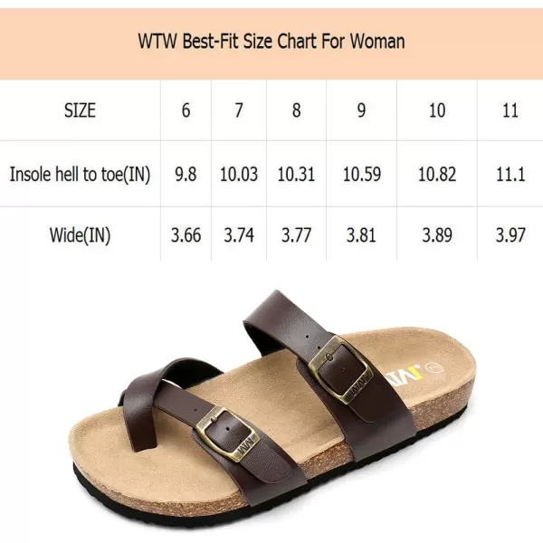 Women's Cork Footbed Sandals - Cow Suede Slide Sandals for Women Toe Loop with Adjustable Strap Buckle Open Toe Beach Sandals