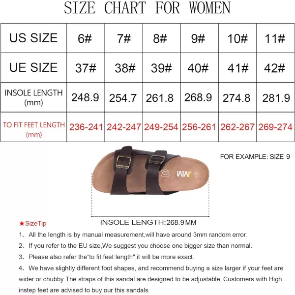 Women's Cork Footbed Sandals - Cow Suede Slide Sandals for Women with Adjustable Strap Buckle Open Toe Beach Sandals