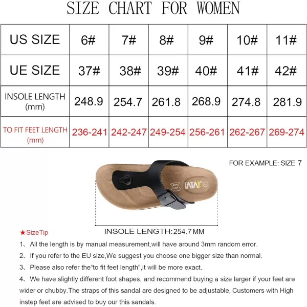 Women's Cork Thong Footbed Sandals - Cow Suede Slide Sandals for Women with Adjustable Strap Buckle Open Toe Beach Sandals