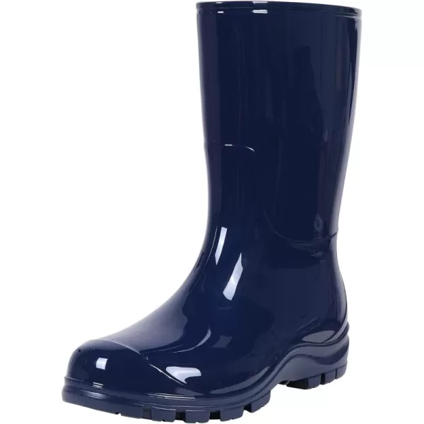 Asgard Women's Mid Calf Rain Boots Printed Waterproof Rubber Boots Short Garden Shose