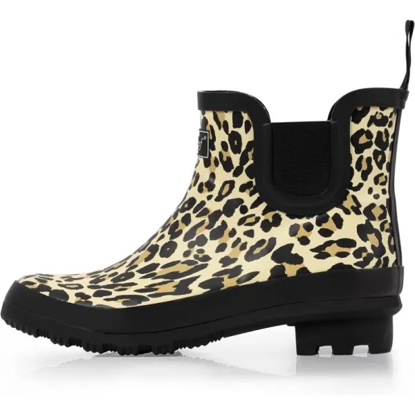 landchief Rain Boots for Women, Waterproof Ladies Tall Knee High Rubber boots,Comfort Garden Boots Anti-Slip Mid Heel Women Rain Shoes Outdoor