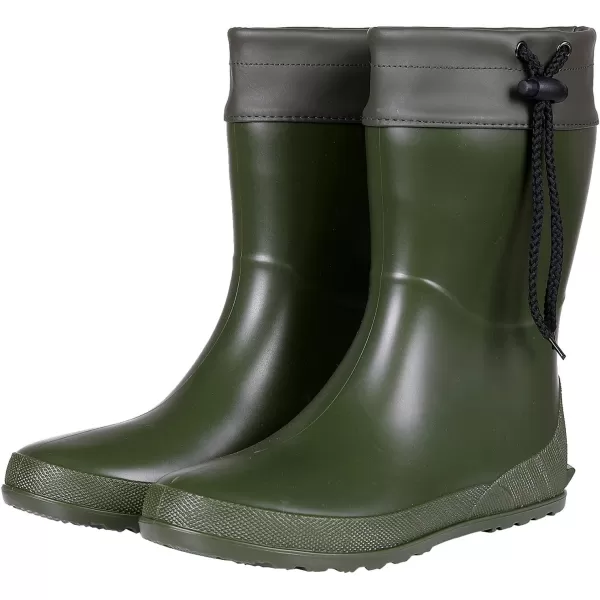 Asgard Women's Mid Calf Rain Boots Collar Gardening Boots Ultra Lightweight Portable Garden Shoes