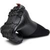 imageWTW Mens Rain Boots Neoprene  Waterproof Insulated Rubber Mud Boots for Men Winter Snow Work Boots OutdoorBlack