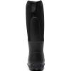 imageWTW Mens Rain Boots Neoprene  Waterproof Insulated Rubber Mud Boots for Men Winter Snow Work Boots OutdoorBlack