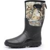 imageWTW Mens Rain Boots Neoprene  Waterproof Insulated Rubber Mud Boots for Men Winter Snow Work Boots OutdoorCamo