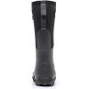 imageWTW Mens Rain Boots Neoprene  Waterproof Insulated Rubber Mud Boots for Men Winter Snow Work Boots OutdoorDark Black