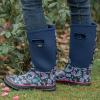 imageWTW Womens Rubber Rain Boots  Mid Calf Waterproof Insulated Neoprene Muck Boots Outdoor Hunting Garden Boots for WomenPteris