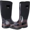 imageWTW Womens Rubber Rain Boots  Mid Calf Waterproof Insulated Neoprene Muck Boots Outdoor Hunting Garden Boots for WomenStrip