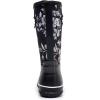 imageWTW Womens Rubber Rain Boots  Mid Calf Waterproof Insulated Neoprene Muck Boots Outdoor Hunting Garden Boots for WomenWhite Flower