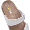 imageWomens Cork Slide Sandals  Cow Suede Comfort Sandals for Women with Adjustable Strap Buckle Open Toe Beach SandalsWhite