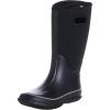 imageWTW Rubber Rain Boots for Men MultiSeason Mid Waterproof Insulated Neoprene Rubber Outdoor Hunting BootsBlack