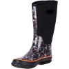 imageWTW Womens Rubber Rain Boots  Mid Calf Waterproof Insulated Neoprene Muck Boots Outdoor Hunting Garden Boots for WomenFloret2