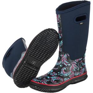 imageWTW Womens Rubber Rain Boots  Mid Calf Waterproof Insulated Neoprene Muck Boots Outdoor Hunting Garden Boots for WomenPteris