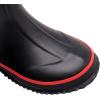 imageWTW Kids Rubber Rain Boots  Neoprene Insulated 100 Waterproof Mid Calf Mud Boots for Boys and Girls Winter Snow BootsBlackRed