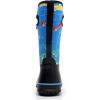 imageWTW Kids Rubber Rain Boots  Neoprene Insulated 100 Waterproof Mid Calf Mud Boots for Boys and Girls Winter Snow BootsCars