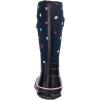 imageWTW Kids Rubber Rain Boots  Neoprene Insulated 100 Waterproof Mid Calf Mud Boots for Boys and Girls Winter Snow BootsColored Dots