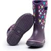 imageWTW Kids Rubber Rain Boots  Neoprene Insulated 100 Waterproof Mid Calf Mud Boots for Boys and Girls Winter Snow BootsColorful Bombs