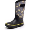 imageWTW Kids Rubber Rain Boots  Neoprene Insulated 100 Waterproof Mid Calf Mud Boots for Boys and Girls Winter Snow BootsFolivora