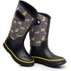 imageWTW Kids Rubber Rain Boots  Neoprene Insulated 100 Waterproof Mid Calf Mud Boots for Boys and Girls Winter Snow BootsFolivora