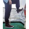 imageWTW Unisex Rain Boots for Men and Women Waterproof Rubber Fishing Deck Boots Neoprene Boots Slip on Ankle Garden ShoesBrown