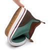 imageWTW Unisex Rain Boots for Men and Women Waterproof Rubber Fishing Deck Boots Neoprene Boots Slip on Ankle Garden ShoesGreen