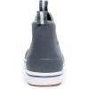 imageWTW Unisex Rain Boots for Men and Women Waterproof Rubber Fishing Deck Boots Neoprene Boots Slip on Ankle Garden ShoesGrey