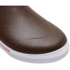 imageWTW Unisex Rain Boots for Men and Women Waterproof Rubber Fishing Deck Boots Neoprene Boots Slip on Ankle Garden ShoesBrown