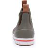 imageWTW Unisex Rain Boots for Men and Women Waterproof Rubber Fishing Deck Boots Neoprene Boots Slip on Ankle Garden ShoesBrown