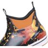imageWTW Unisex Rain Boots for Men and Women Waterproof Rubber Fishing Deck Boots Neoprene Boots Slip on Ankle Garden ShoesMaple Leaves
