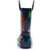 imageWTW Toddler and Kids Rain Boots UnisexChild Waterproof Rubber Rain Boots with EasyOn Handles in Fun Patterns for Girls and Boys ToddlerLittle KidBig KidForest