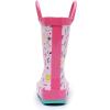 imageWTW Toddler and Kids Rain Boots UnisexChild Waterproof Rubber Rain Boots with EasyOn Handles in Fun Patterns for Girls and Boys ToddlerLittle KidBig KidPony