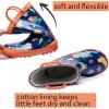 imageWTW Toddler and Kids Rain Boots UnisexChild Waterproof Rubber Rain Boots with EasyOn Handles in Fun Patterns for Girls and Boys ToddlerLittle KidBig KidCute Mermaids
