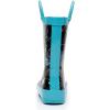imageWTW Toddler and Kids Rain Boots UnisexChild Waterproof Rubber Rain Boots with EasyOn Handles in Fun Patterns for Girls and Boys ToddlerLittle KidBig KidSpace