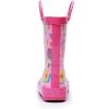 imageWTW Toddler and Kids Rain Boots UnisexChild Waterproof Rubber Rain Boots with EasyOn Handles in Fun Patterns for Girls and Boys ToddlerLittle KidBig KidSnails