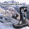 imageWTW Womens Rubber Rain Boots Mid Calf Waterproof Insulated Neoprene Muck Boots Outdoor Hunting Garden Boots for WomenBlue Berry