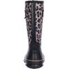 imageWTW Womens Rubber Rain Boots Mid Calf Waterproof Insulated Neoprene Muck Boots Outdoor Hunting Garden Boots for WomenBrown Leopard