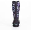 imageWTW Womens Rubber Rain Boots Mid Calf Waterproof Insulated Neoprene Muck Boots Outdoor Hunting Garden Boots for WomenGreen Flower