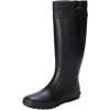 imageAsgard Packable Tall Rain Boots for Women Waterproof Rubber Garden Boots Ultra Lightweight Flat Mud Boots NOT FOR WIDE CALFBlack