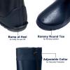 imageAsgard Packable Tall Rain Boots for Women Waterproof Rubber Garden Boots Ultra Lightweight Flat Mud Boots NOT FOR WIDE CALFBlue