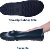 imageAsgard Packable Tall Rain Boots for Women Waterproof Rubber Garden Boots Ultra Lightweight Flat Mud Boots NOT FOR WIDE CALFBlue
