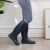 imageAsgard Packable Tall Rain Boots for Women Waterproof Rubber Garden Boots Ultra Lightweight Flat Mud Boots NOT FOR WIDE CALFBlue