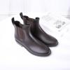 imageAsgard Womens Ankle Rain Boots Waterproof Chelsea BootsDark Brown