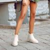 imageAsgard Womens Ankle Rain Boots Waterproof Chelsea BootsPlatform Beige