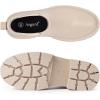 imageAsgard Womens Ankle Rain Boots Waterproof Chelsea BootsPlatform Nude