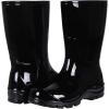 imageAsgard Womens Mid Calf Rain Boots Printed Waterproof Rubber Boots Short Garden ShoseBlack
