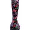 imageAsgard Womens Mid Calf Rain Boots Printed Waterproof Rubber Boots Short Garden ShoseBlooming Fuchsia