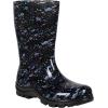 imageAsgard Womens Mid Calf Rain Boots Printed Waterproof Rubber Boots Short Garden ShoseFloret Violet
