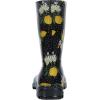 imageAsgard Womens Mid Calf Rain Boots Printed Waterproof Rubber Boots Short Garden ShoseLemon Black